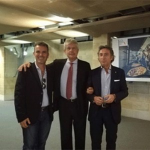 Da sinistra: Giuseppe Lucatorto, Alessandro Ambrosi e Valentino Di Pisa