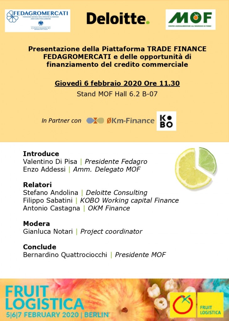 Save the date_Presentazione Piattaforma Trade Finance Fedagro_6.02.2020